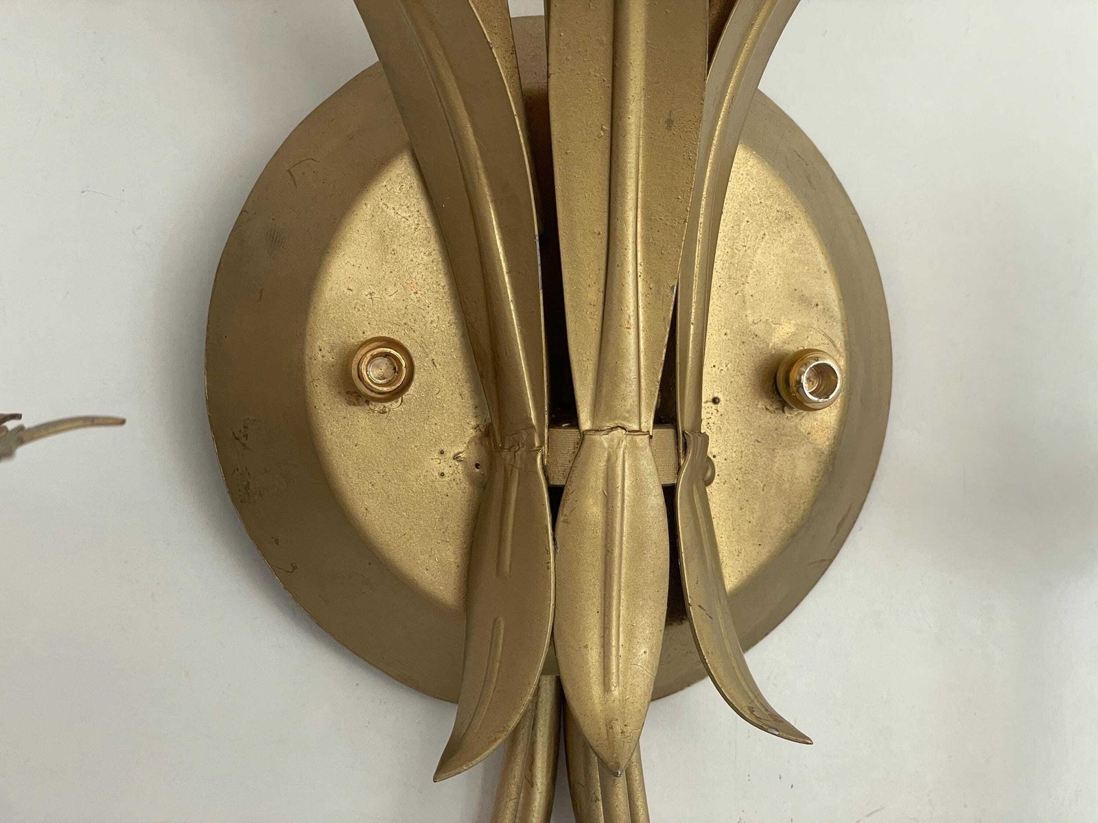 photo furniture Brass 2 Armed Pair Of Wall Lamps By Zicoli Limbach, 1970s, Germany