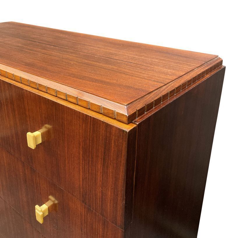 A Stylish Commode With Ivory Coloured Bakelite Handles In The Manner Of Ruhlmann photo Furniture