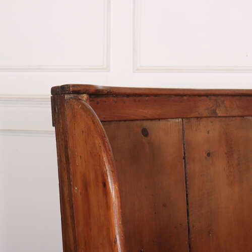 Welsh Pine Settle, 1800s, Antique photo Furniture