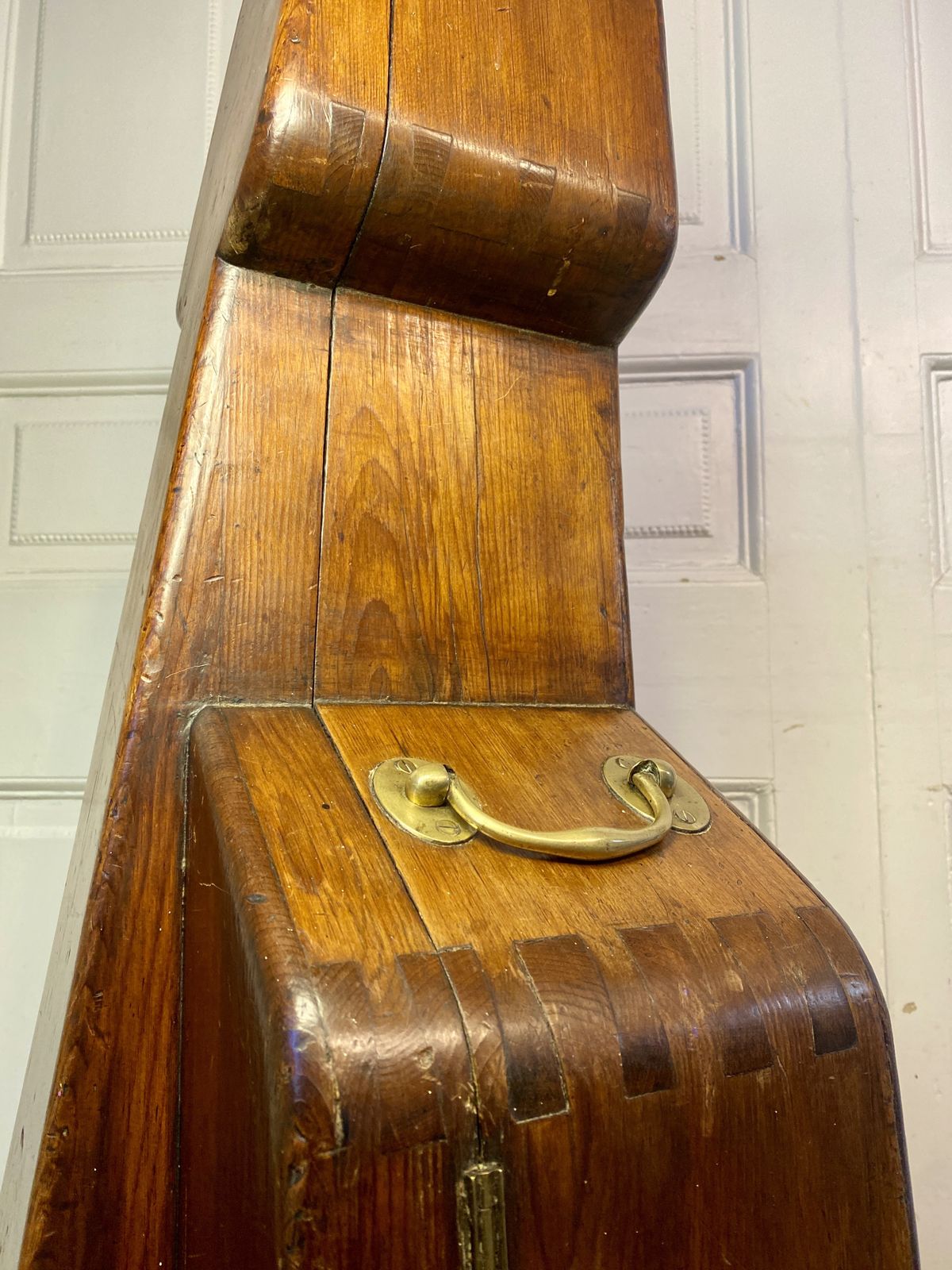 photo for sale Antique Velvet Lined Cello Case.