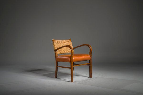 photo furniture Bauhaus Armchair By Axel Larsson For Bodafors, 1930s