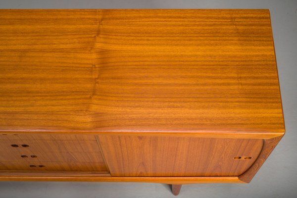 Mid Century Scandinavian Modern Teak Sideboard By Harry østergaard For Randers Møbelfabrik, 1960s photo for sale