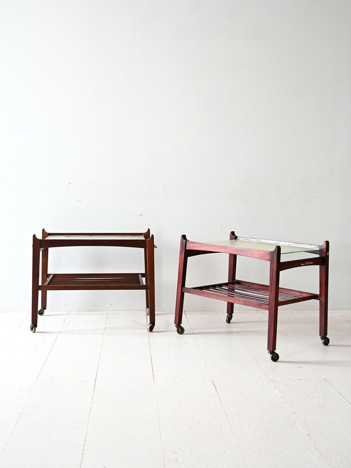 Pair Of Scandinavian Bedside Tables From The 40s/50s photo furniture
