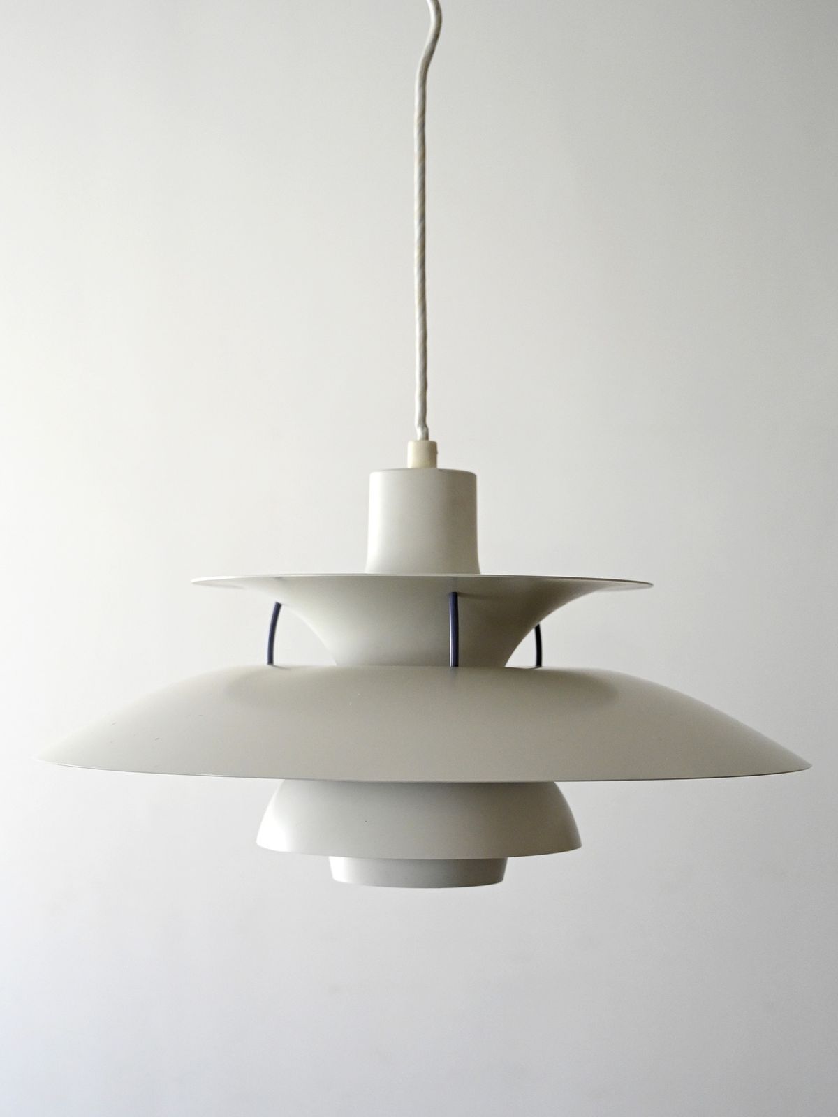 Ph 5 White Chandelier By Poul Henningsen