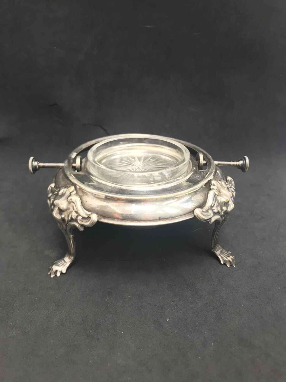Caviar Small Dish Butter Dish With Lid Roll Top Silver Plated Breakfast Vintage Butter Globe Domed Lidded Dish Antique English Wedding Gift photo furniture