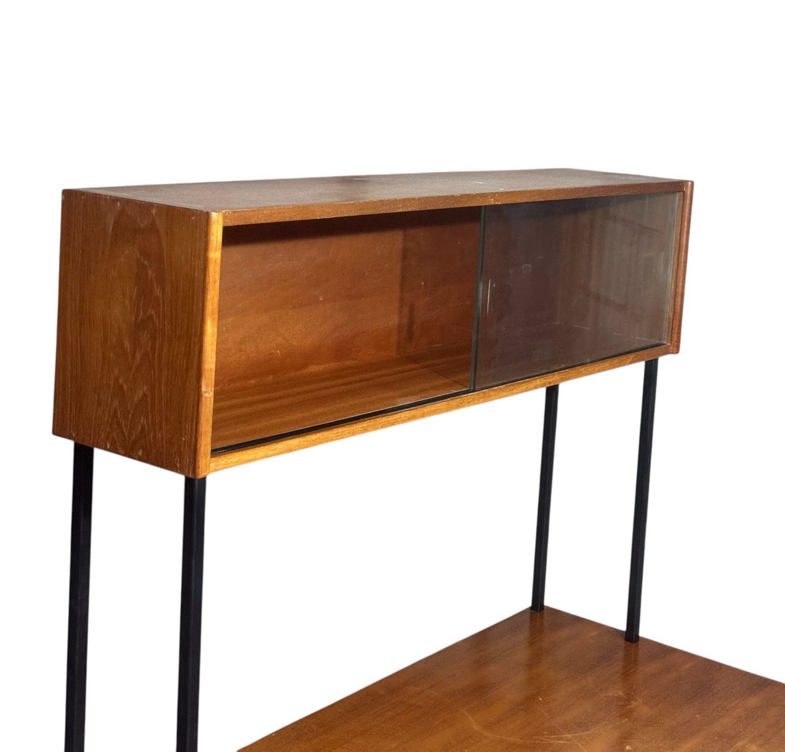 photo furniture Swedish Teak Bookcase Room Divider Drinks Bar Mid Century Retro C1970s