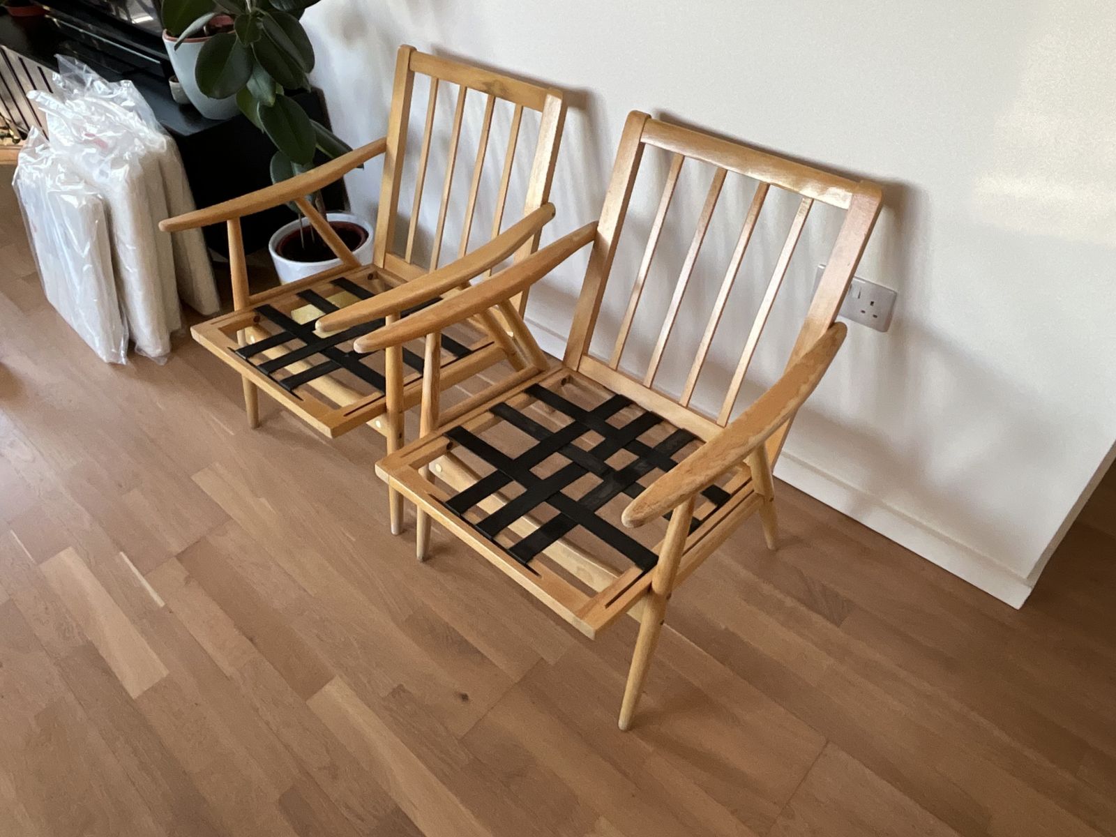 Set Of 2 Boomerang Armchairs From Ton, 1960s photo 295.0