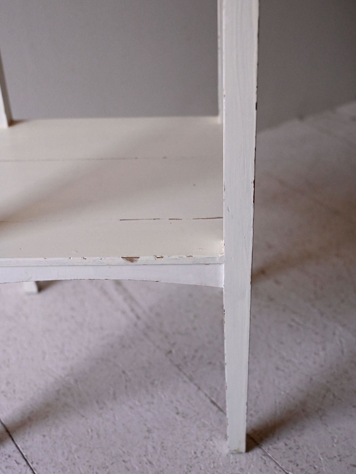 photo furniture Pair Of Scandinavian Bedside Tables, Mid Twentieth Century, Painted In White