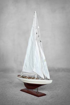628.0 Mid Century Scandinavisch Modern Houten J Class Ranger J5 Jachtmodel, Ca. Jaren 1960 photo