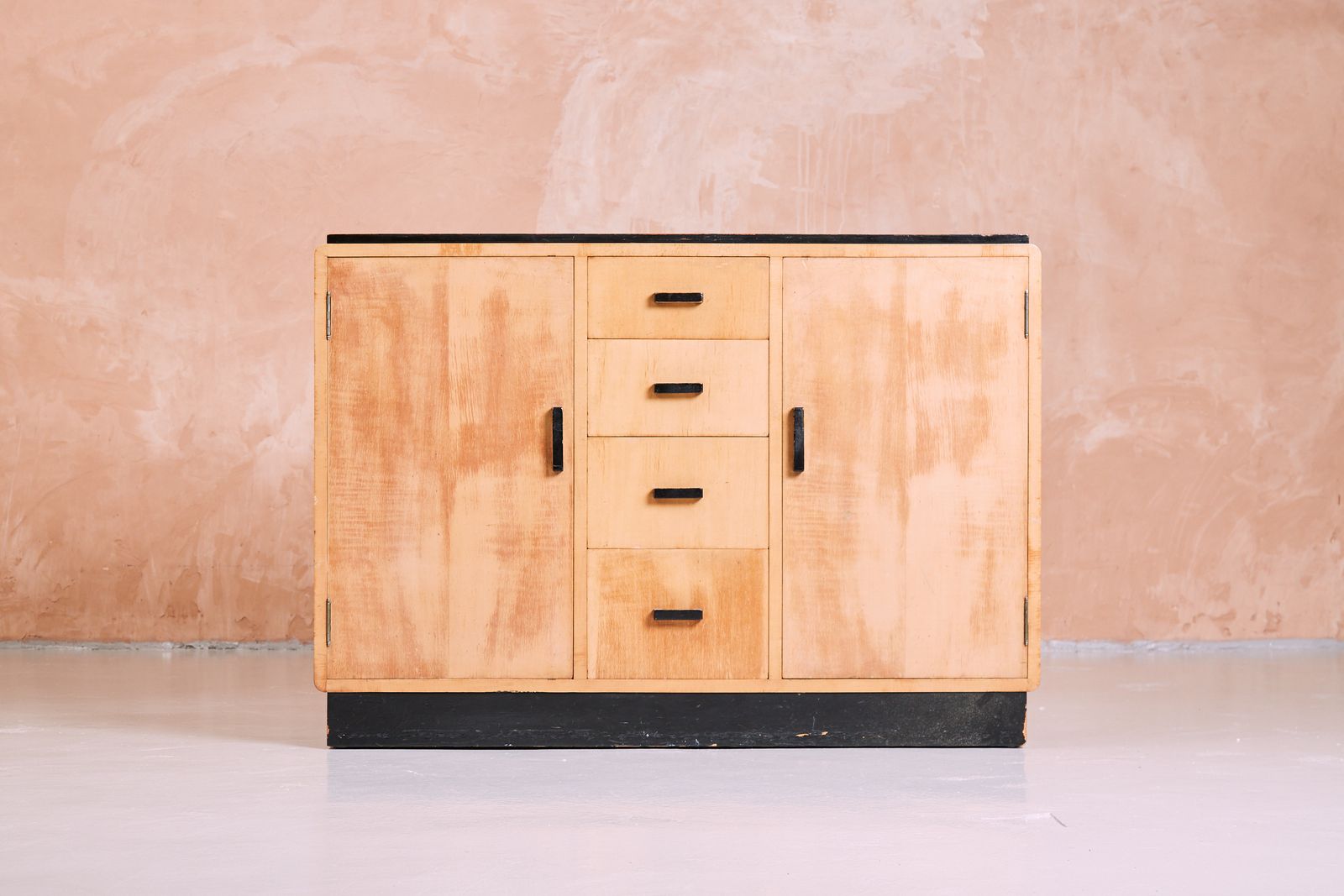 Original Art Deco Satin Birch Sideboard For Heals, 1930s photo furniture