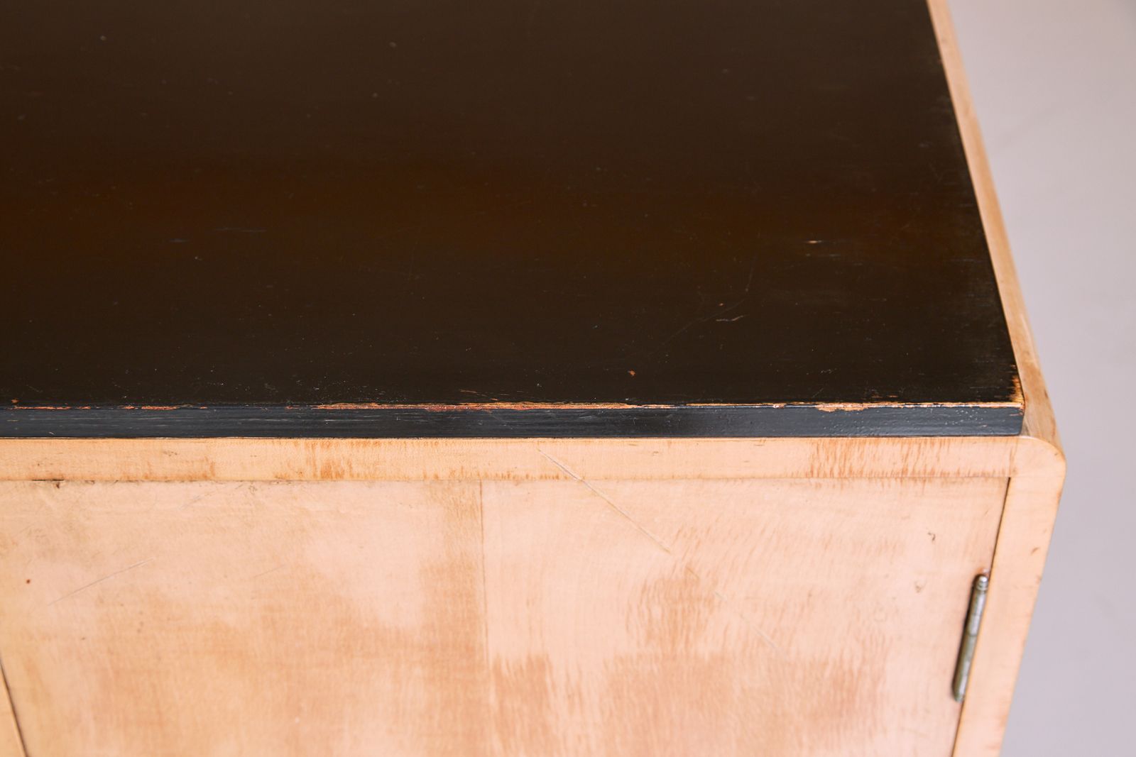 photo furniture Original Art Deco Satin Birch Sideboard For Heals, 1930s
