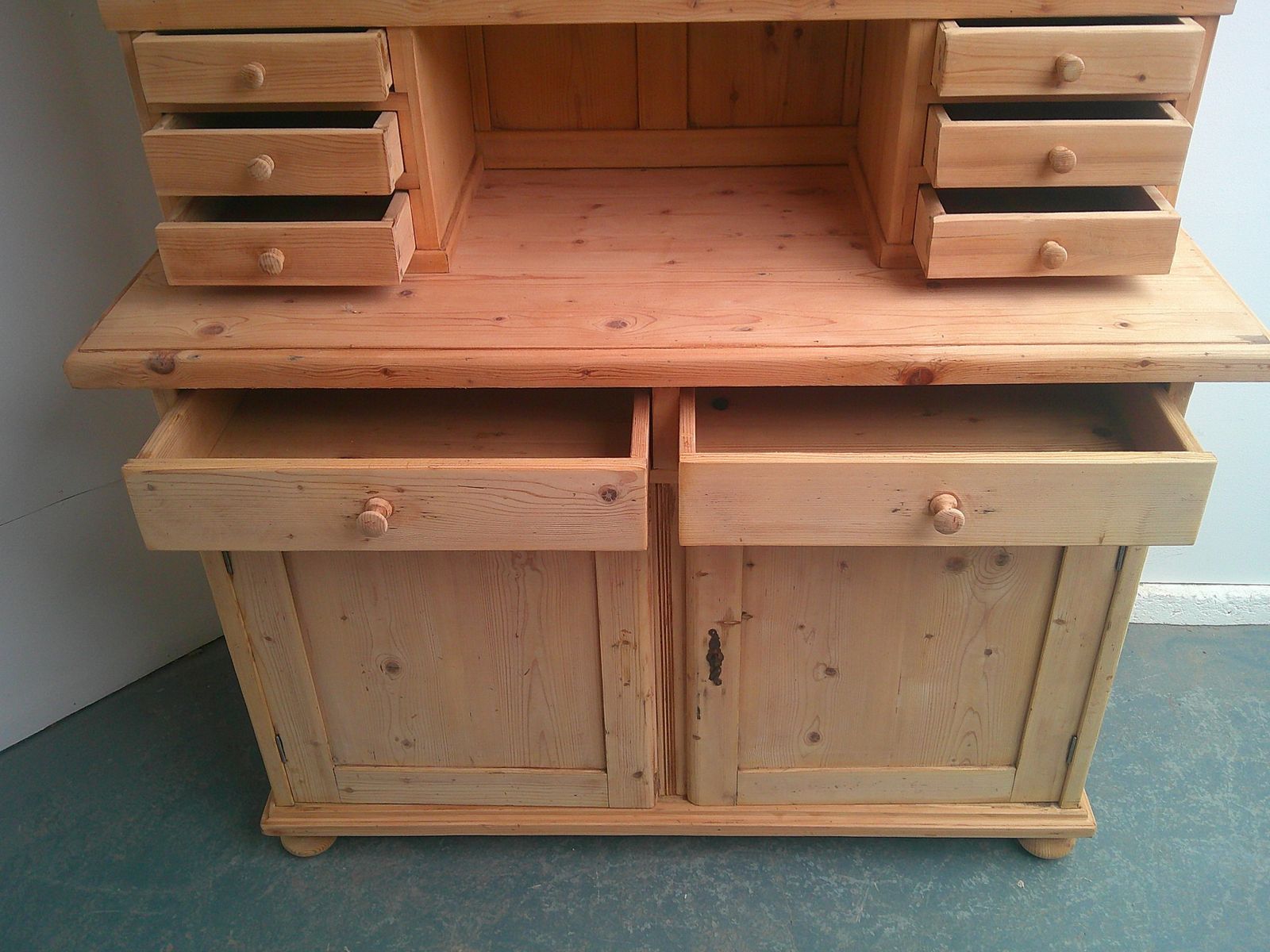 A Superb Victorian Pine 6 Spice Drawer Dresser To Wax / Paint photo furniture