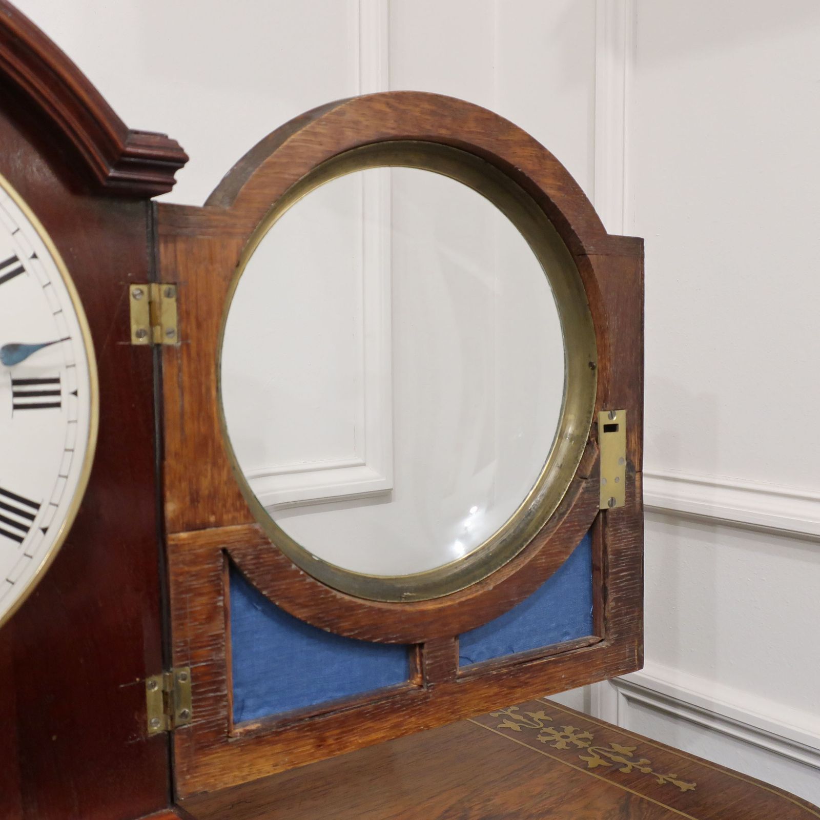 English Regency Mahogany Pad Top Bracket Clock By Rives photo Home Decor