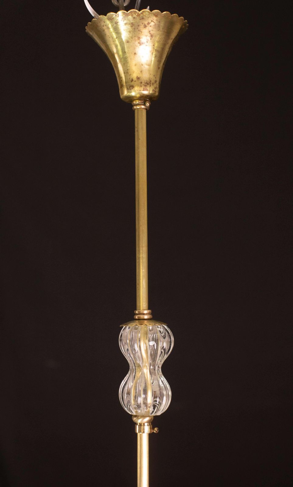 Charming Liberty Barovier And Toso Chandelier, 1940s photo vintage
