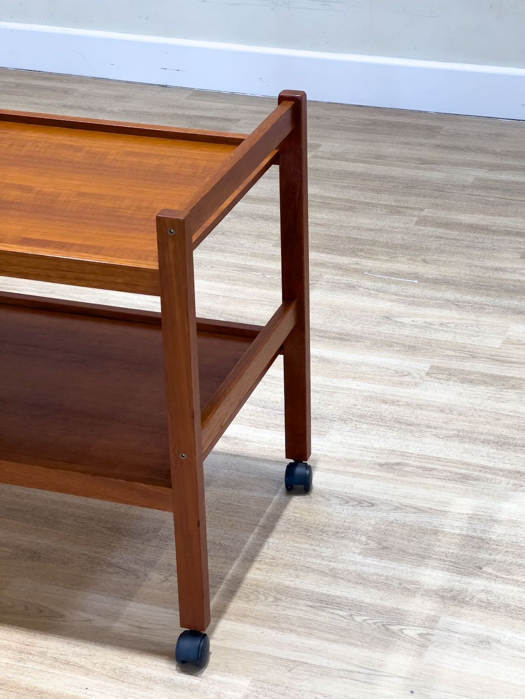 Danish Teak Trolley By Brdr Furbo photo vintage