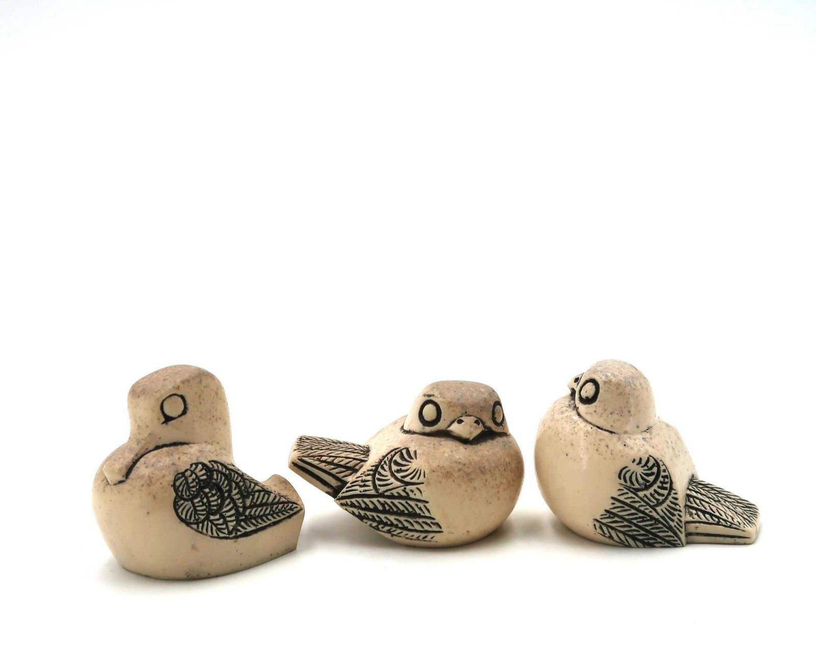 Tree Resin Sculpture By The Artist Tr : Birds And Duck, 1970s / Figurine, Animal, Art photo furniture