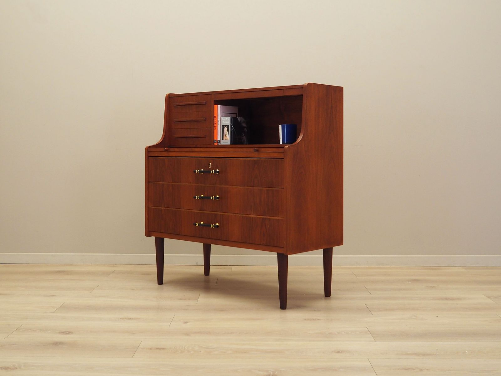 Teak Secretary, Danish Design, 1970s, Production: Denmark photo Furniture