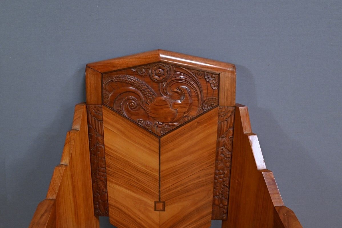 photo for sale Set Of 6 Rosewood Armchairs, Art Deco – 1910