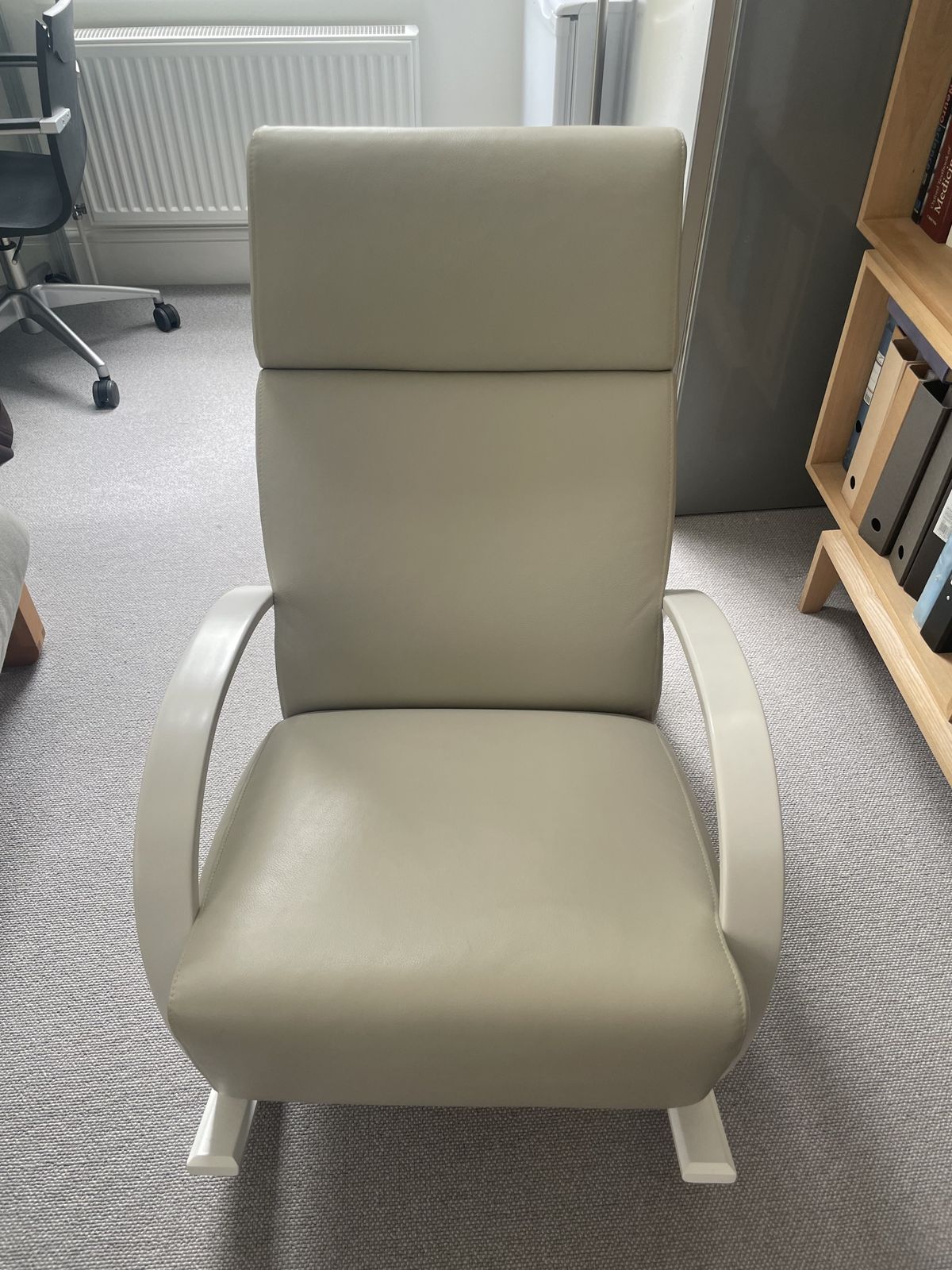 Leather Rocking Chair   Nursery   £900 New photo 300.0