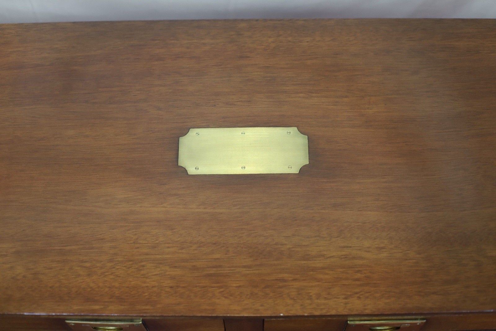 1844.0 Lovely Harrods London R.E.H Kennedy Military Campaign Console Table photo