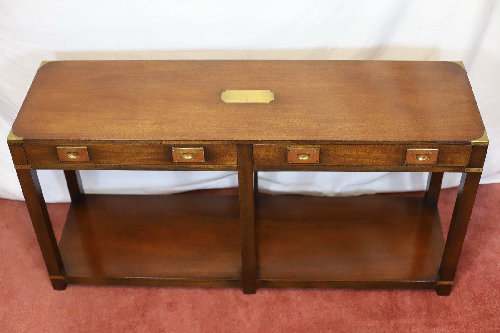 photo vinterior Lovely Harrods London R.E.H Kennedy Military Campaign Console Table