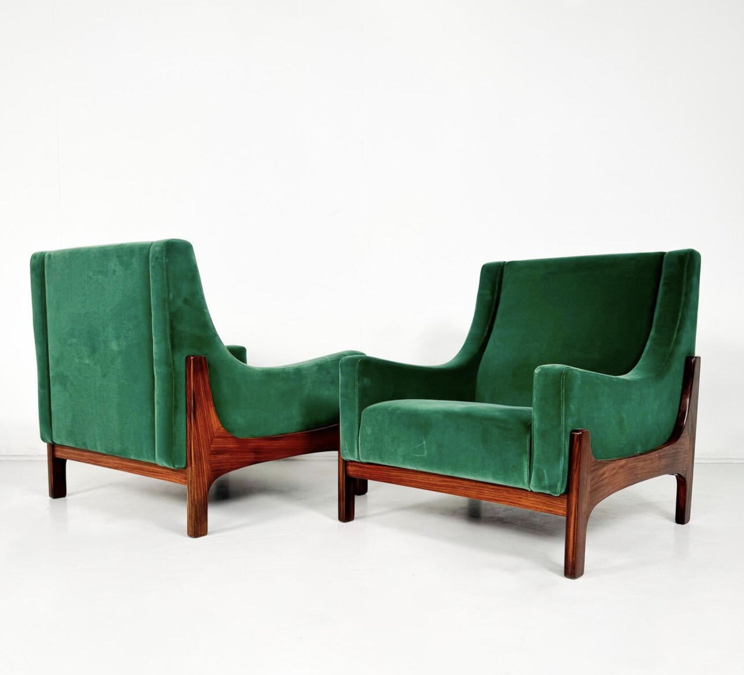 Pair Of Mid Century Italian Armchairs, 1960s photo vinterior