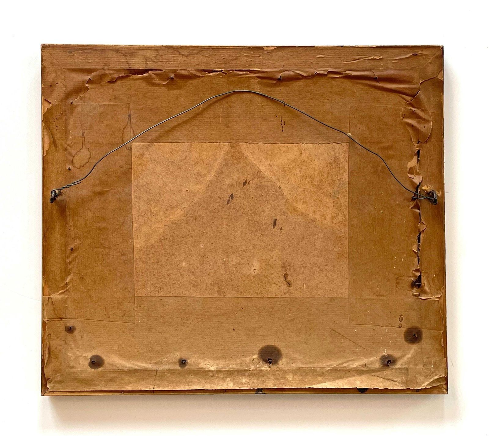 photo for sale Antique Danish Signed Oil On Plate Painting With Motive Of Farm In A Winter Landscape