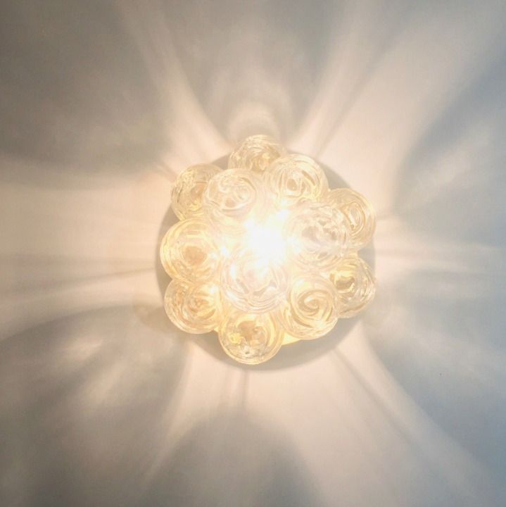 Mid Century Sputnik Murano Glass & Brass Ceiling Light From Doria, Germany, 1960s/1970s photo buy
