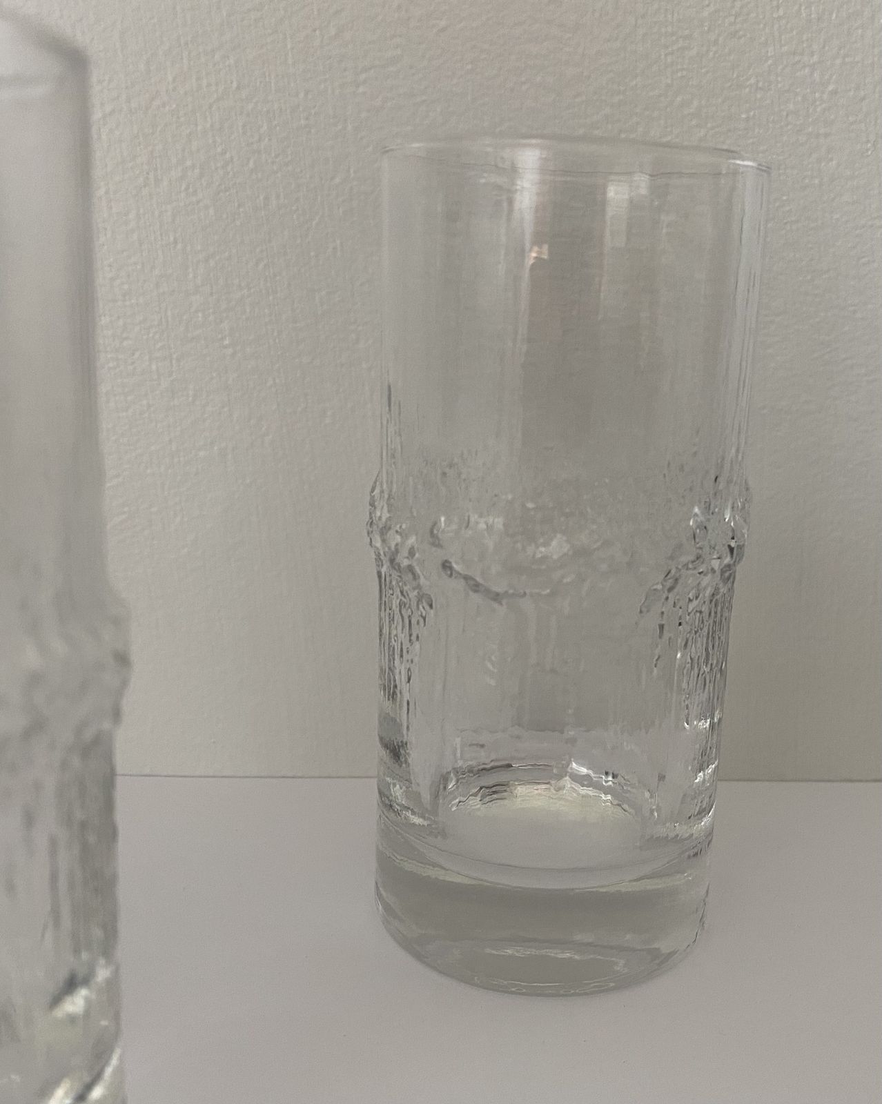 photo vinterior Finnish Art Glass, Iittala, 1970’s, ‘Niva’ Design Range, Liquor/Shot Glasses X3