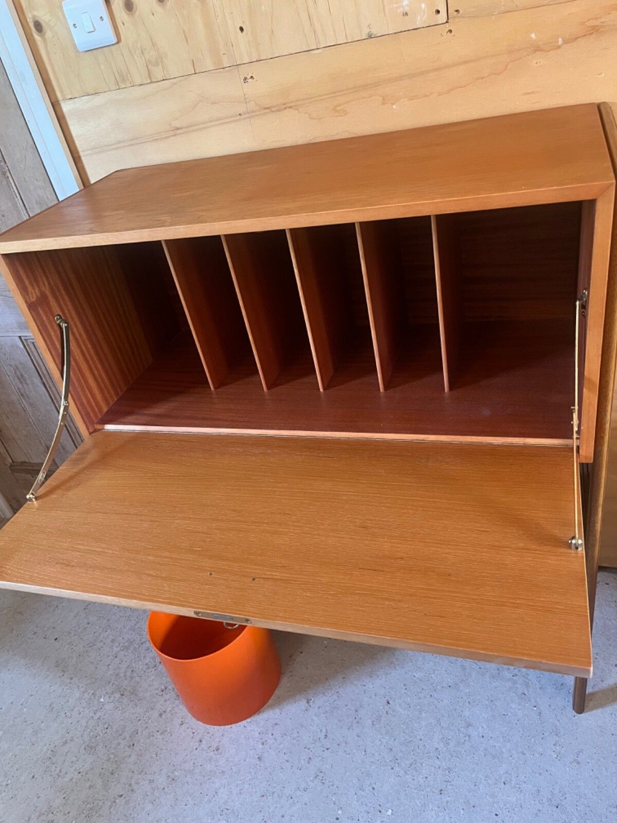 Ladderax Shelving Unit W Desk Teak Ladders photo vinterior