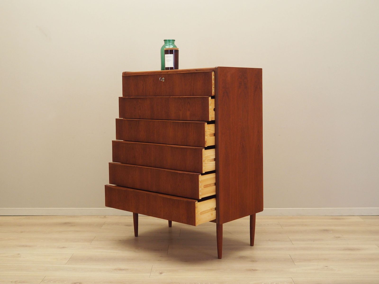 Teakhouten Ladekast, Deens Design, Jaren 1970, Productie: Denemarken photo Meubels