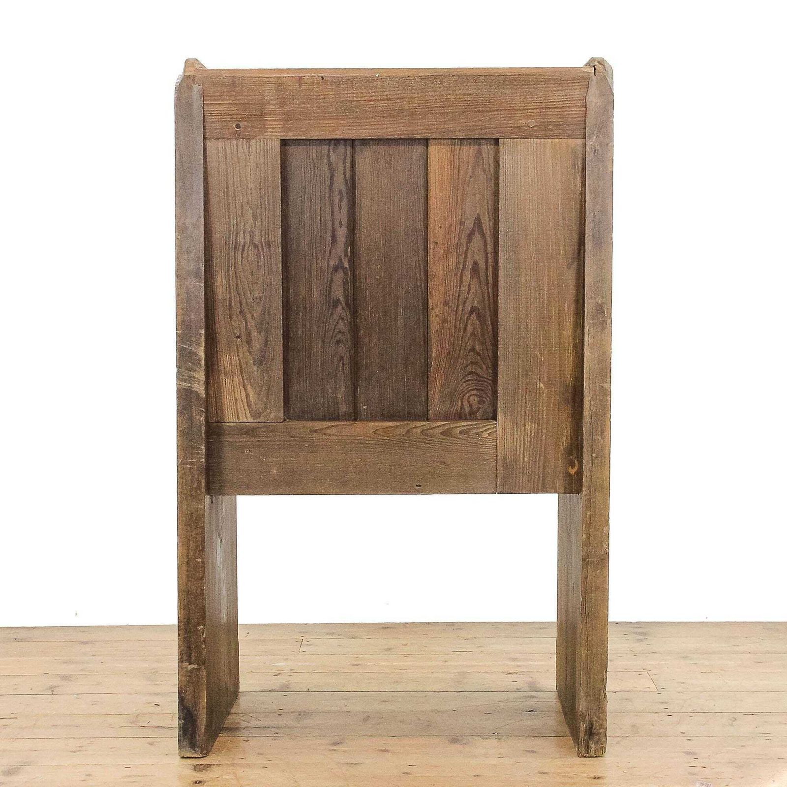 Antique Single Chapel Pine Pew | Antique Pine Bench | Bench For Entryway | Hallway Furniture | Antique Furniture photo for sale