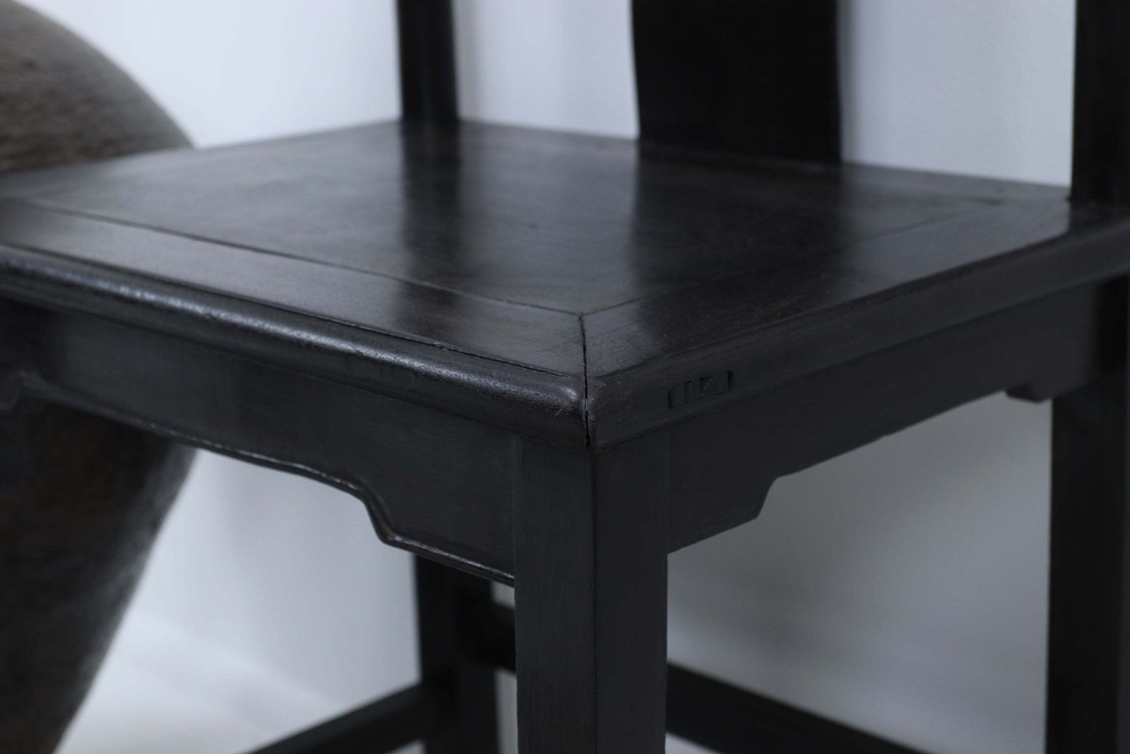 Late 19th Century Chinese Yoke Ebony (Wumu) Chairs photo vinterior