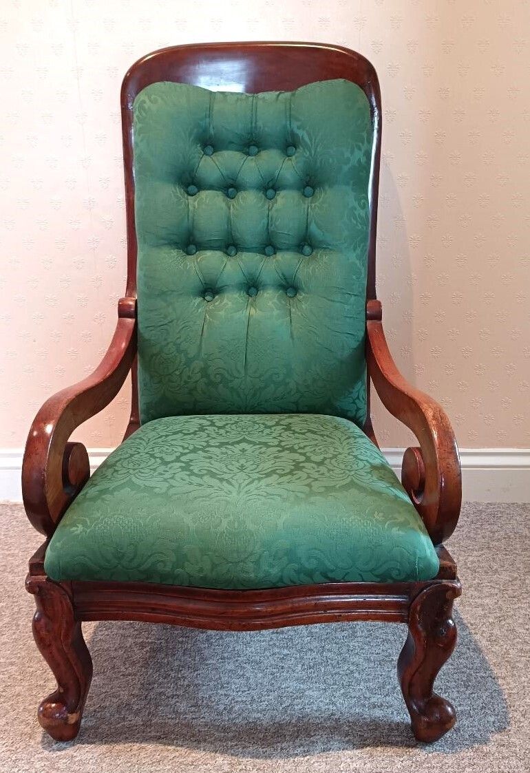 High Quality Victorian Slipper Chair photo for sale