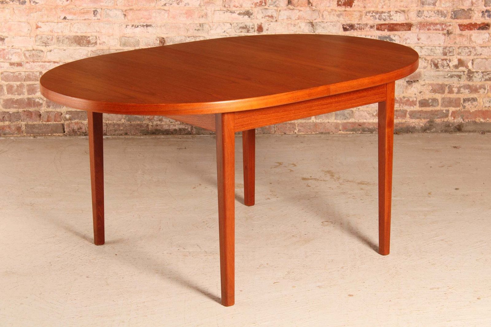 Danish Mid Century Extending Teak Dining Table By Bernhard Pedersen And Son Circa 1960s photo for sale
