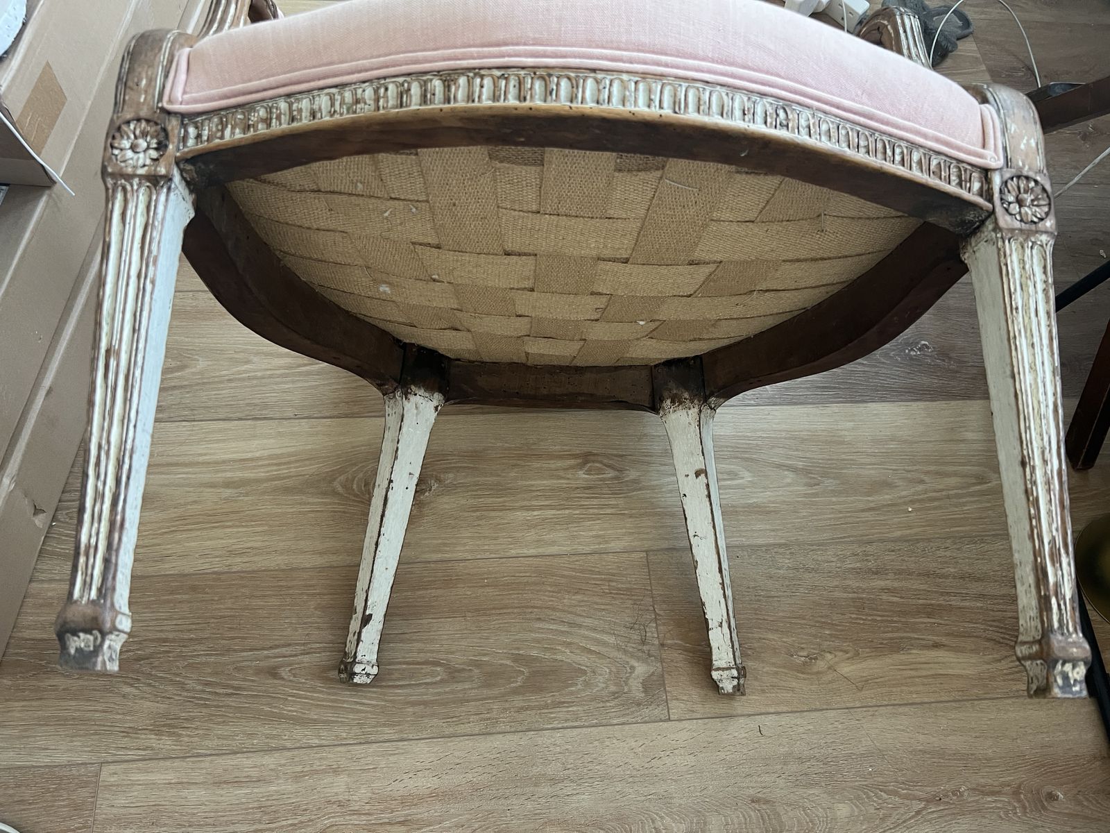 photo for sale Antique French Louis XVI Style Armchair