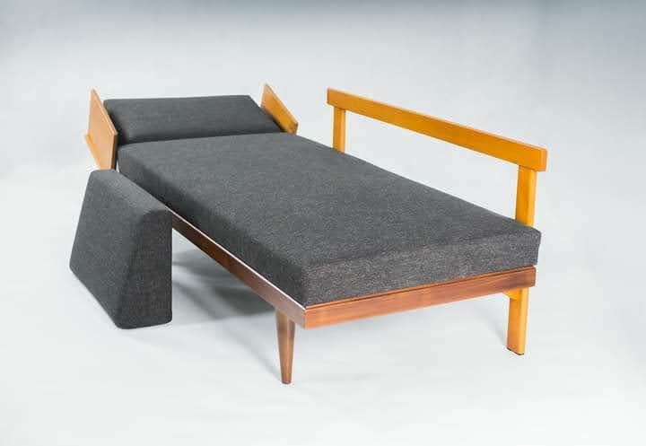 Svanette Daybed In Teak, Scandinavian Mid Century 1960s photo furniture