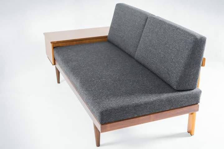 Svanette Daybed In Teak, Scandinavian Mid Century 1960s photo 1790.0