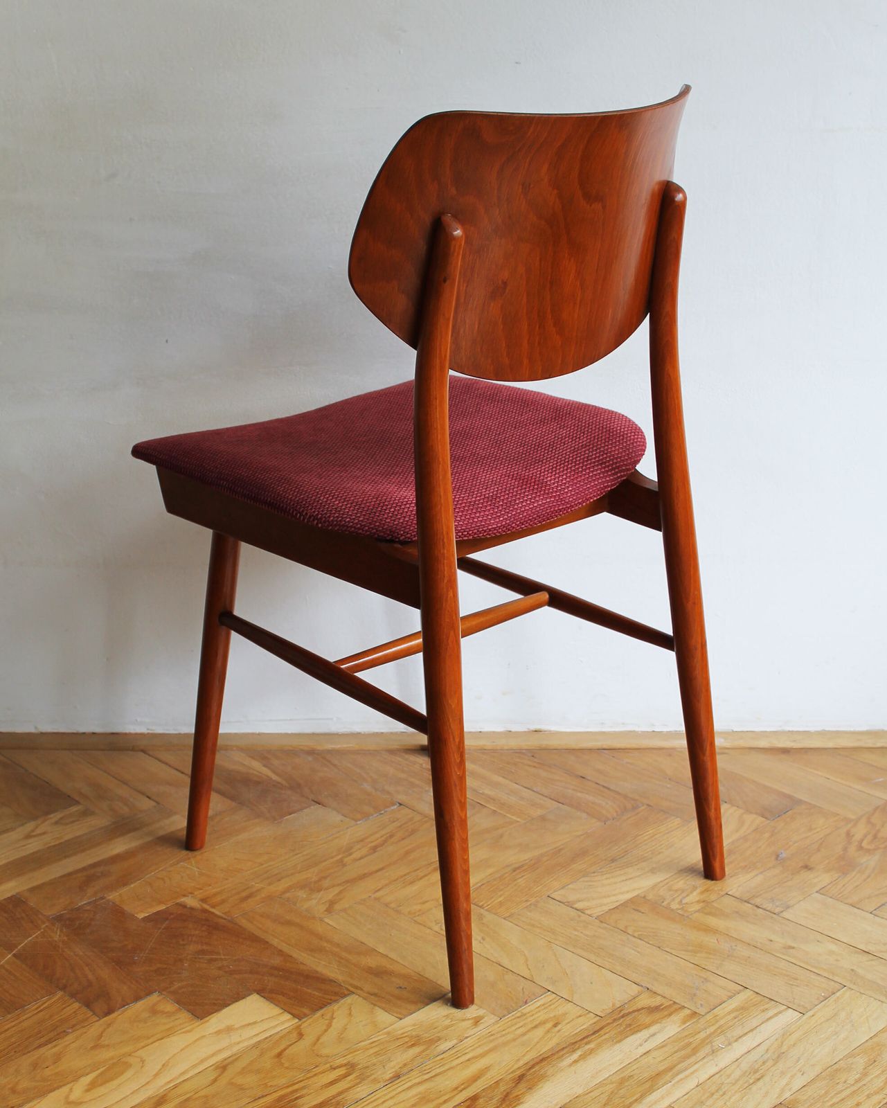 Set Of Four 1960s Czech Dining Chairs By Ton With Scandi Influence photo buy