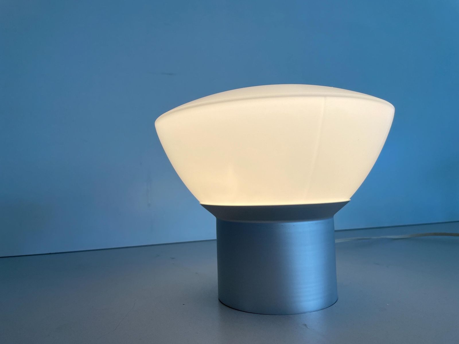 Opal Glas And Metal Deckenlampe By Ifö, 1960s, Sweden photo furniture