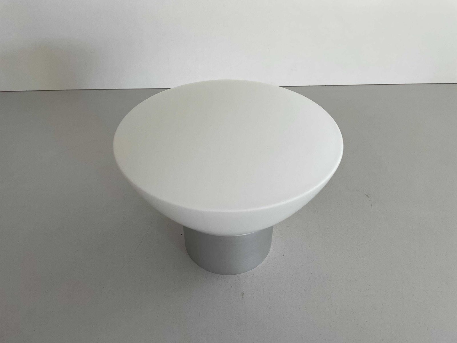 Opal Glas And Metal Deckenlampe By Ifö, 1960s, Sweden photo buy