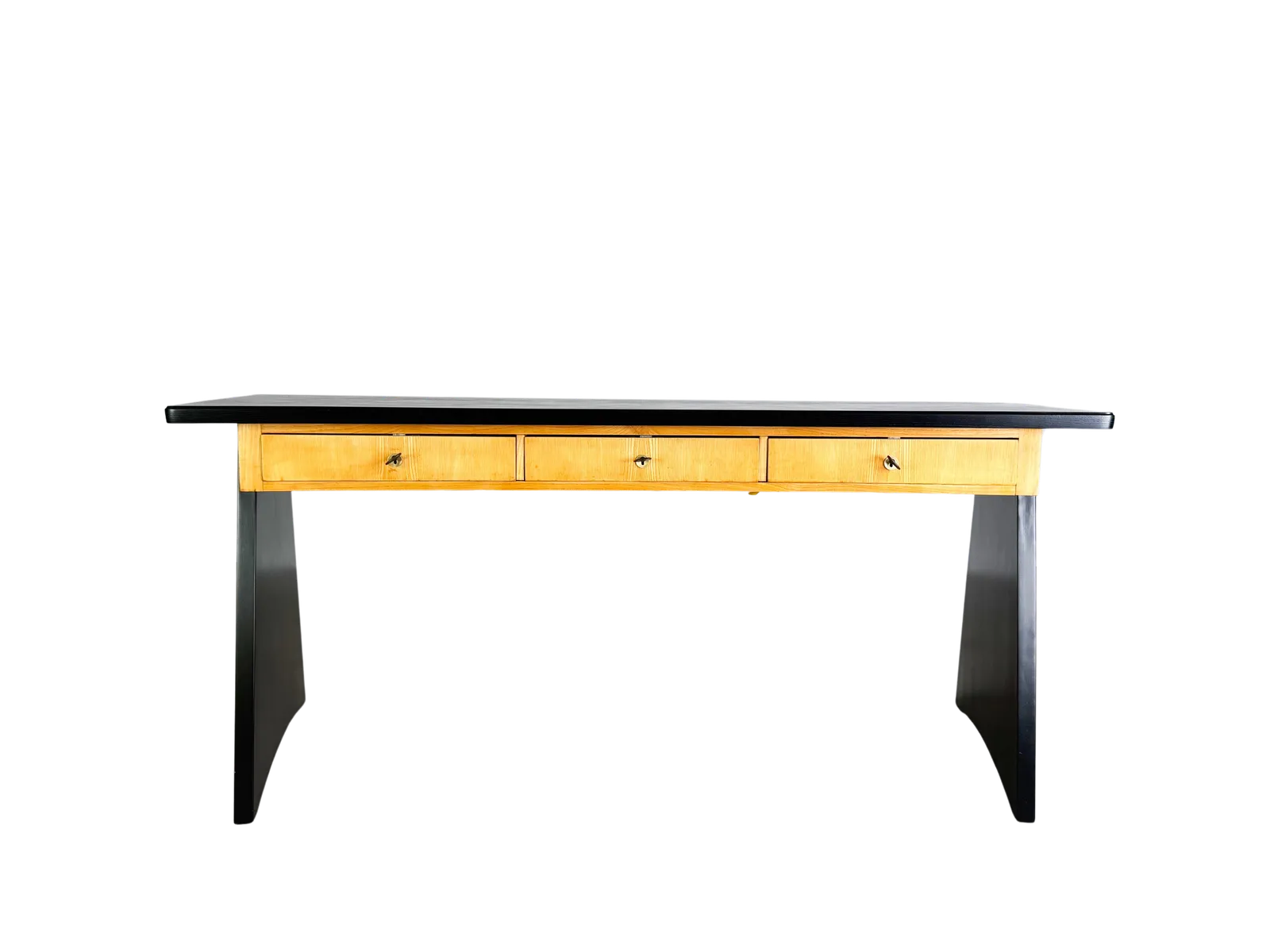 Erich Stratmann Chef Desk Elm Wood 1950 photo for sale