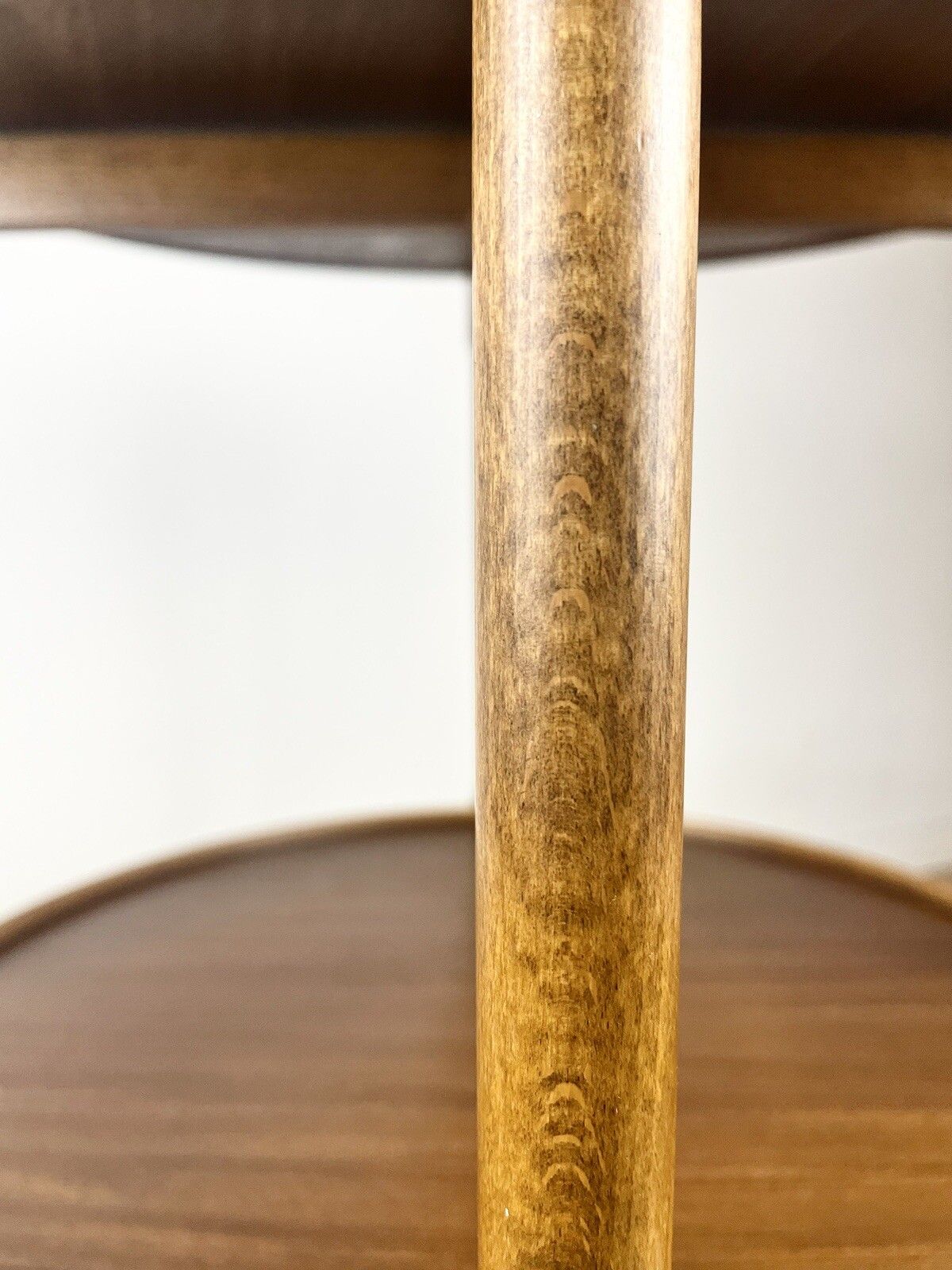 Beautiful English Drinks Trolley Side Table Oak And Mahogany Mid Century 1950s photo vinterior