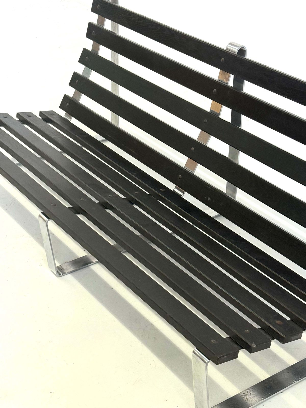 Vintage Slatted Bench By Kho Liang Ie For Artifort photo vinterior