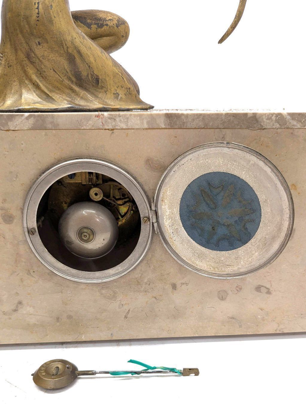 1930s Modernist Art Deco Clock By Melani photo vinterior