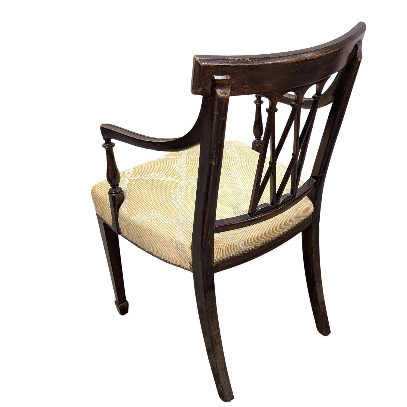 19th Century English Sheraton Mahogany Chairs photo for sale