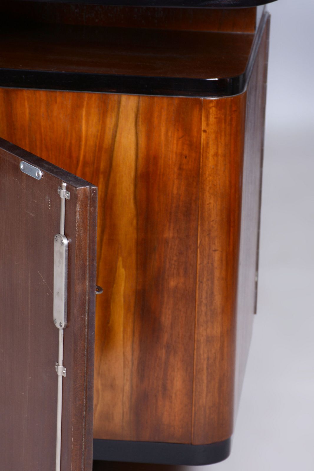 photo buy Restored Art Deco Writing Desk, By J. Divíšek, Repolished, Walnut, Czech, 1930s