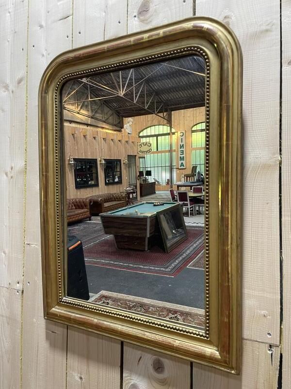Miroir époque Louis Philippe à La Feuille D'or 80x60 Cm photo Home Decor