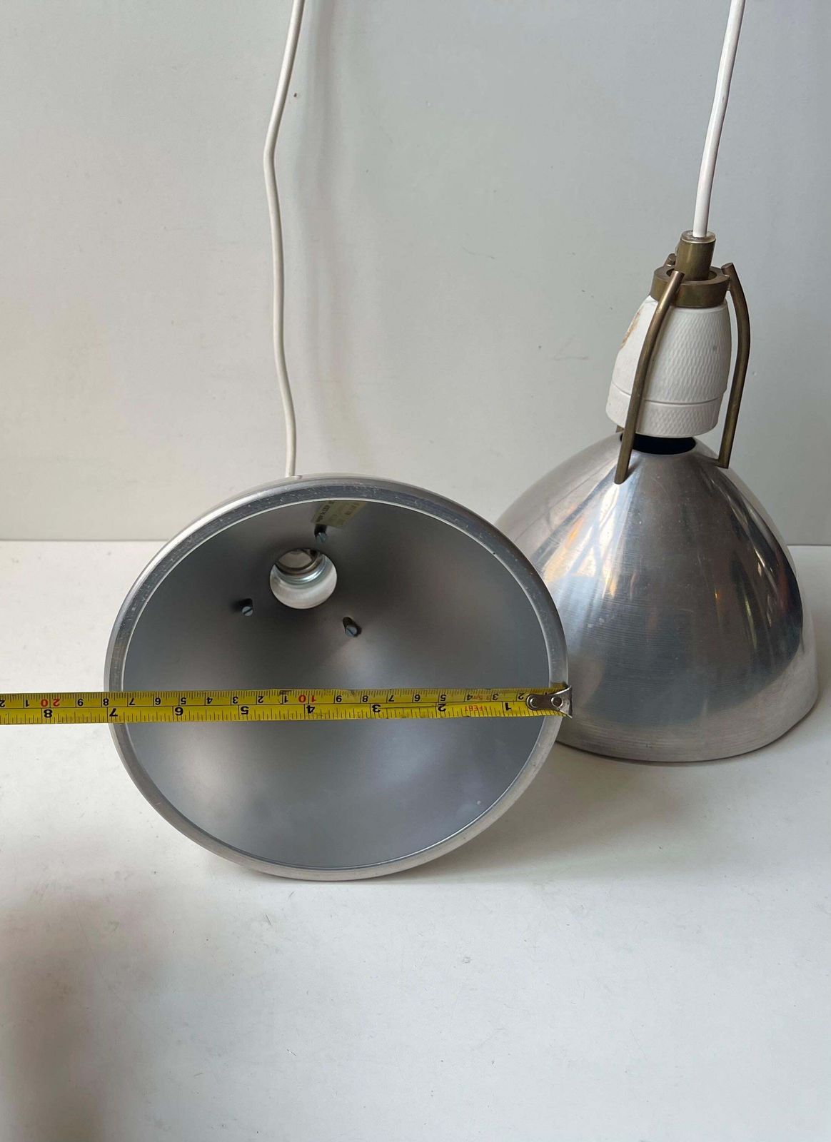 Danish Industrial Pendant Lamps By Asger Bay Christiansen, 1970s photo buy