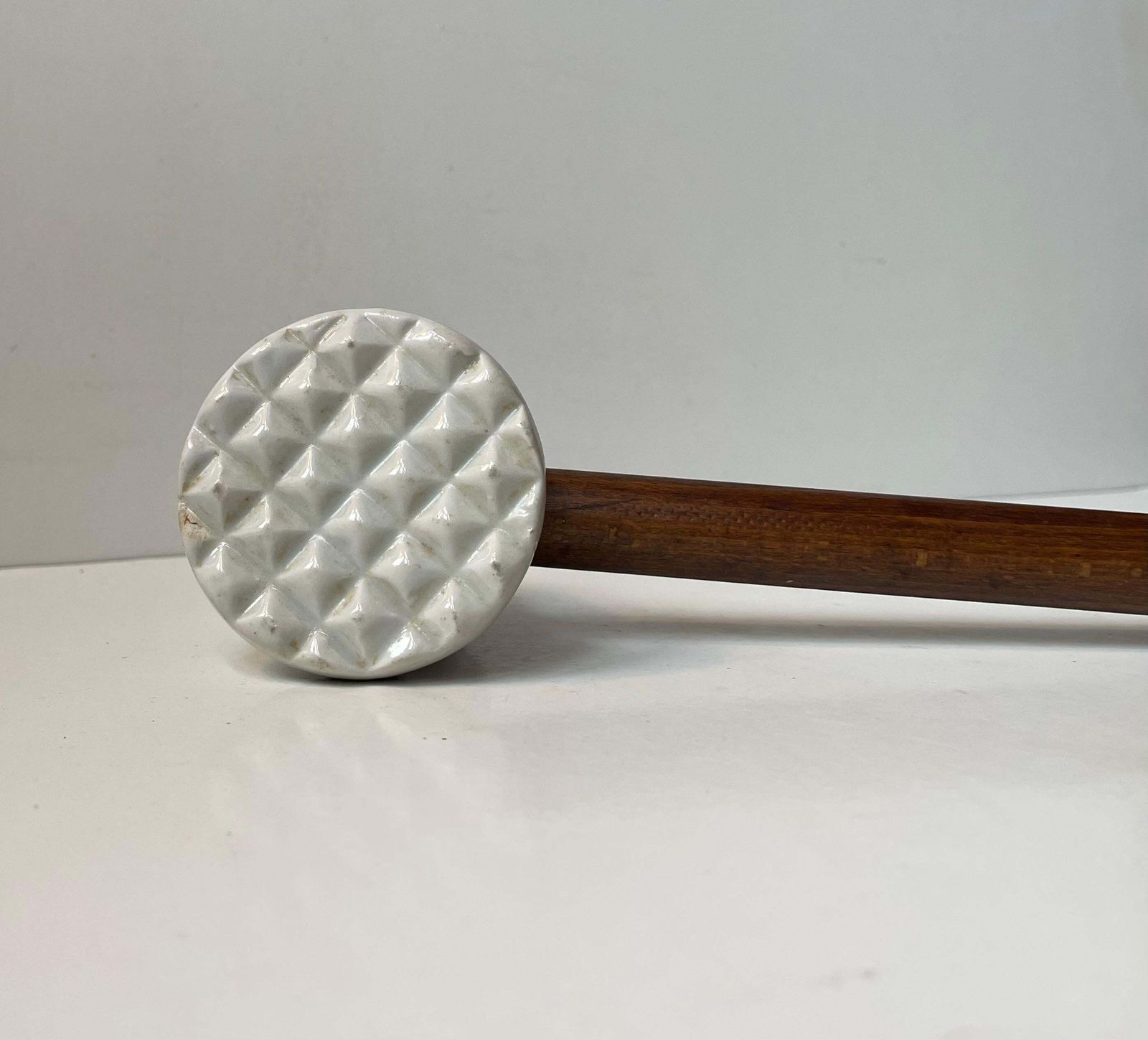 Antique German Porcelain Meat Hammer In Meissen Blue Onion photo 296.0